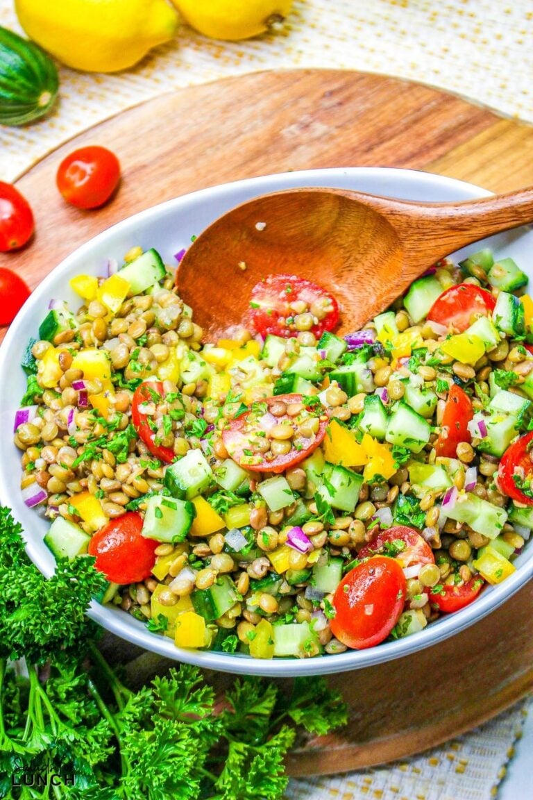 Vegan Lemon Lentil Salad