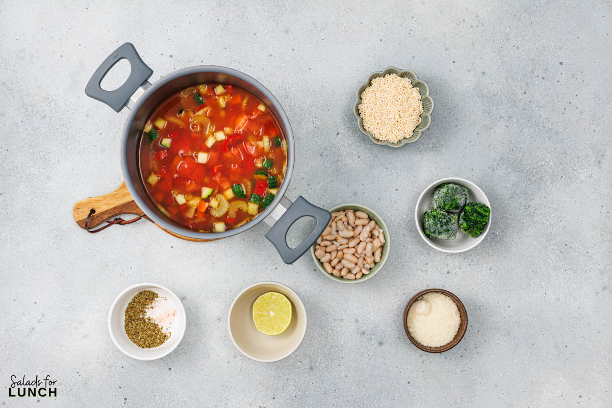 Vegetarian Minestrone Soup Recipe 5 - There’s something magical about a big pot of soup simmering away on the stove, and this easy minestrone soup recipe totally hits the spot. It’s warm, hearty, packed with veggies, and tastes like a hug in a bowl. Whether you're looking for a quick weeknight dinner, a meal prep hero, or just craving something nourishing, this minestrone vegetable soup checks all the boxes.