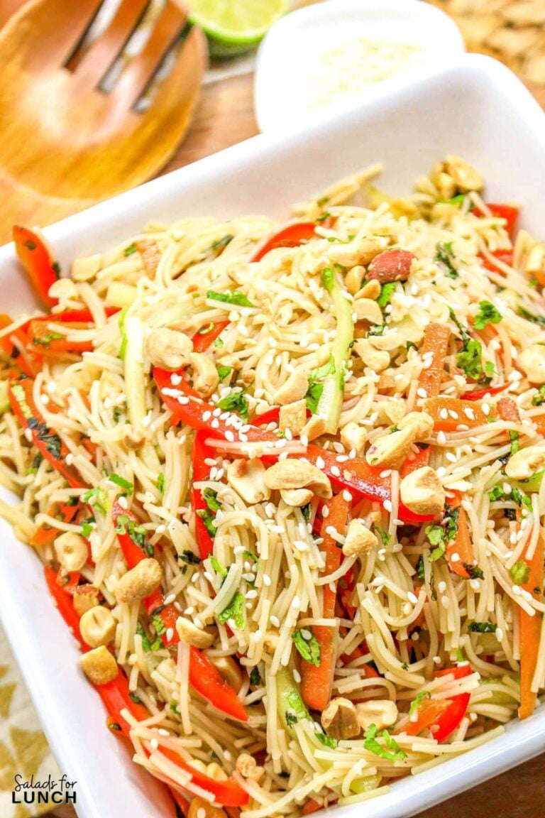 Vermicelli Salad with Sesame Ginger Dressing