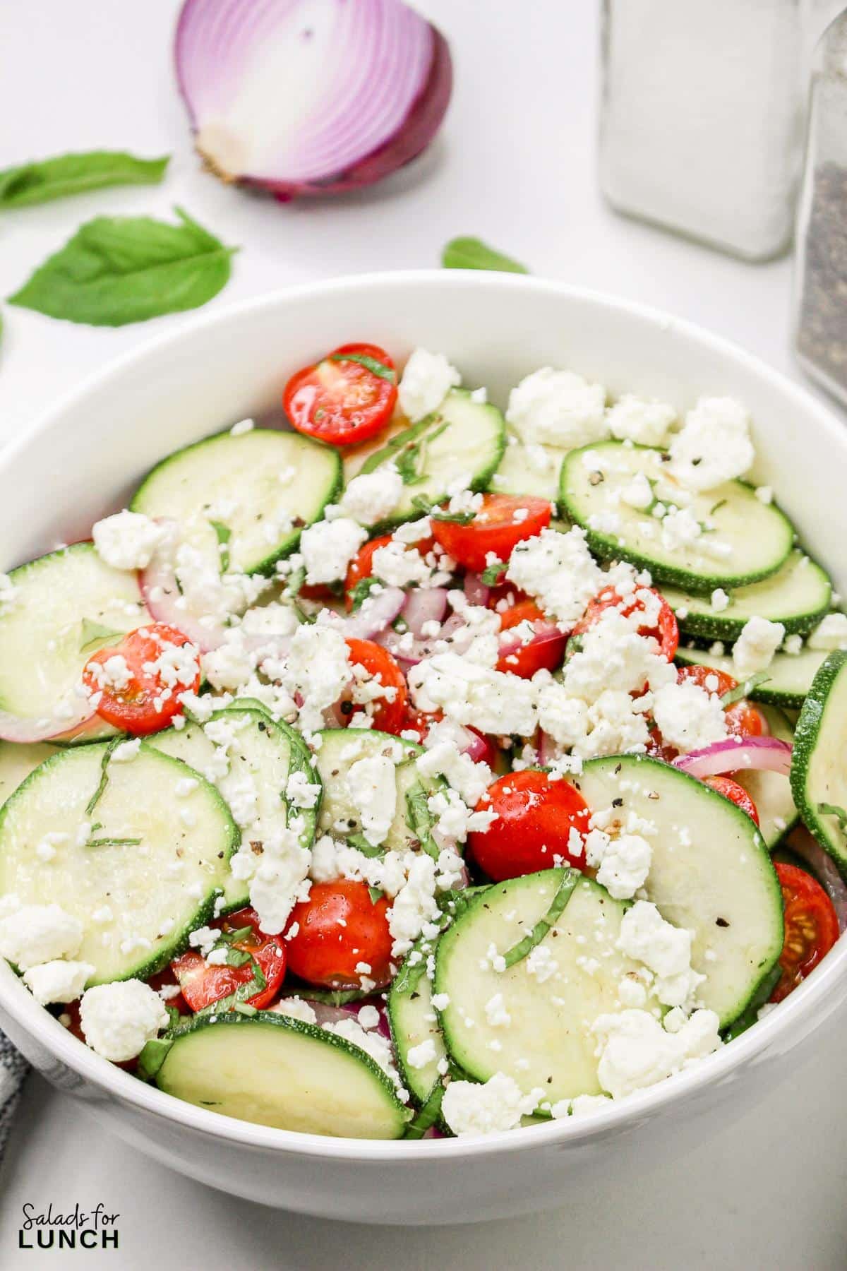 Zuchini Salad Recipe 17 - This Healthy Cold Zucchini Salad is the perfect go-to recipe when you want a light, healthy, and delicious meal. It’s great for lunch or dinner, easy to whip up, and full of fresh, wholesome ingredients. Give it a try, and you’ll see why it’s a staple for any salad lover!