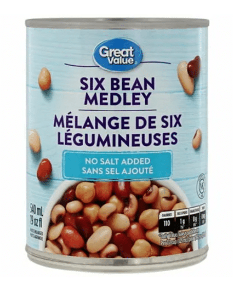 - Heart Healthy Mixed Bean Salad: Turn canned beans, lentils and chickpeas into a flavourful salad that will add a healthy boost to your meals. Perfect year round, this fibre-rich salad is a great way of incorporating legumes into your diet.   This can be served as a side dish, perfect for potlucks or to make it a main for lunch serve it over spiralized cucumbers.