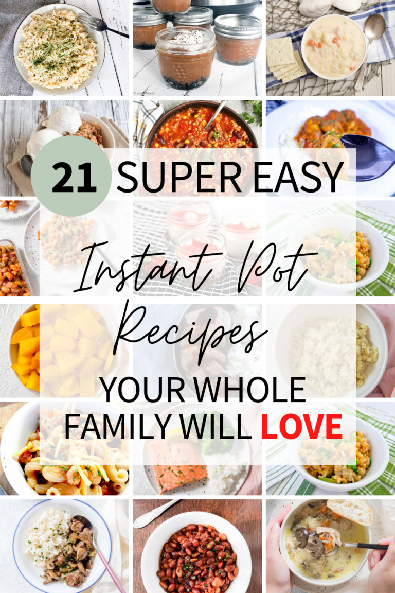 21 Easy Instant Pot Recipes Your Whole Family will Love!