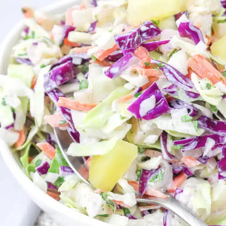 Hawaiian Coleslaw 1200 - March brings a lively mix of fresh fruits and vegetables that light up your plate with bold flavors and crisp textures. Celebrate March with these 17 early spring salads that prove healthy eating can be fun, flavorful, and budget-friendly.